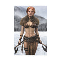 Viking Shieldmaiden Canvas Art